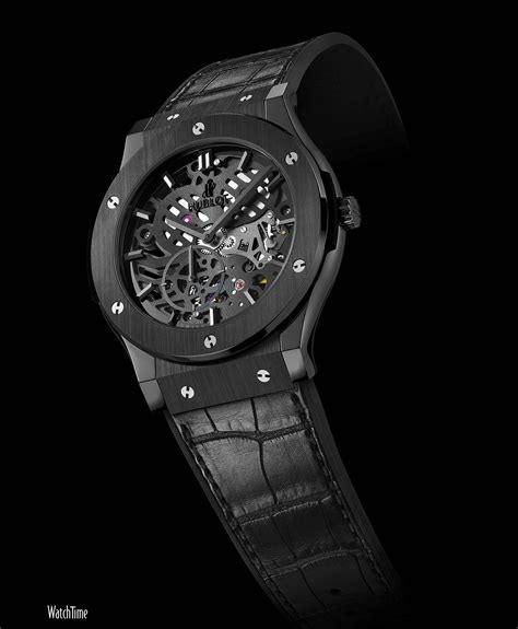 big black hublot|hublot all black watch.